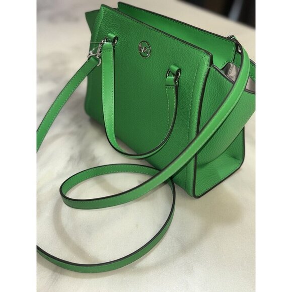 NWT Michael Kors Freya Sm Satchel In Palm Green MSRP $328 - Picture 3 of 9